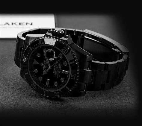 blaken rolex submariner|blacked out rolex submariner.